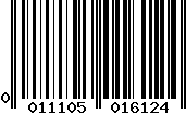 Barcode 011105 016124